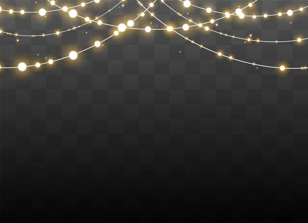 Christmas lights effect — Stock Vector