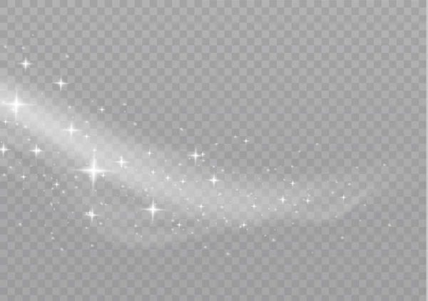 Étincelles blanches lumière — Image vectorielle