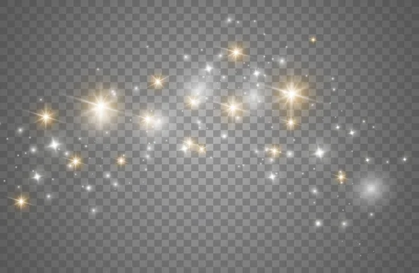 Polvo chispas estrellas — Vector de stock