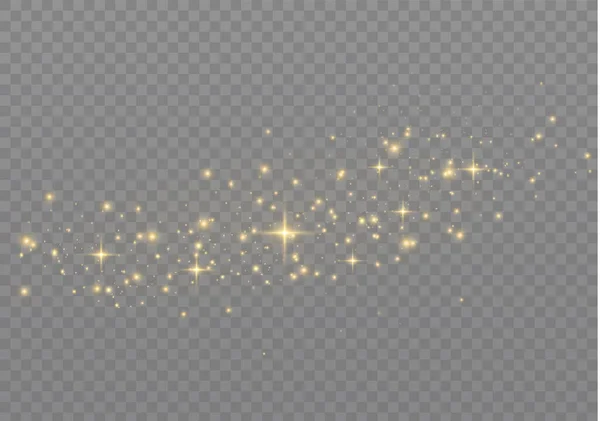 Stof vonkt sterren — Stockvector