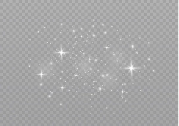 Poussière étincelle étoiles — Image vectorielle