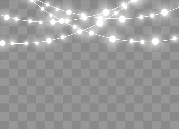 Efecto luces de Navidad — Vector de stock