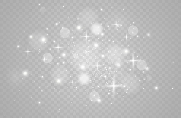 Polvo chispas estrellas — Archivo Imágenes Vectoriales