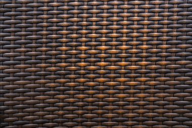 Soyut plastik dokuma dokusunu kapat. Mobilya tasarımı ve arka planlarında kullanılan dekoratif sentetik desen.