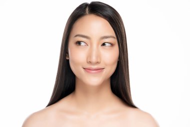 Temiz Cilt ile gülümseyen güzel kadın