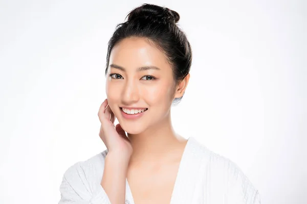 Beautiful Young asian Woman with Clean Fresh Skin Royalty Free Stock Images