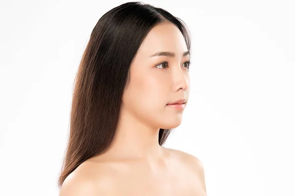 Frumos tineri asiatice femeie cu curat proaspete piele — Fotografie, imagine de stoc