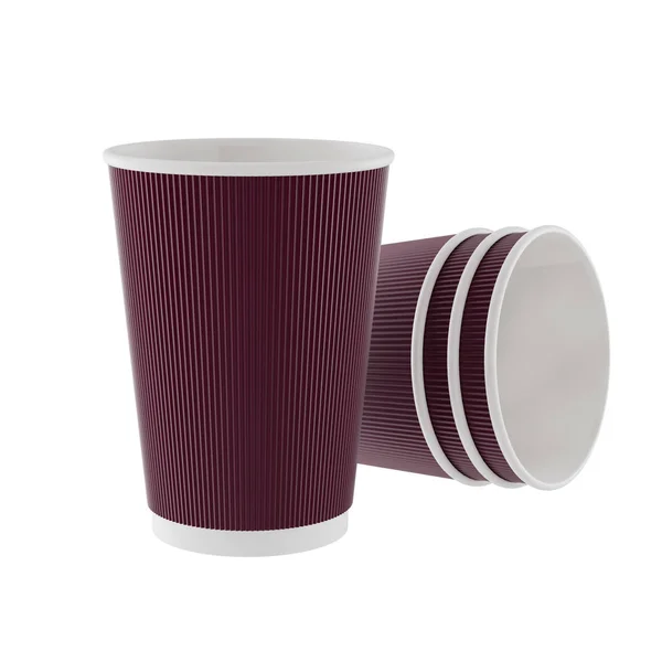 색상된 컵과 접시 — 스톡 사진