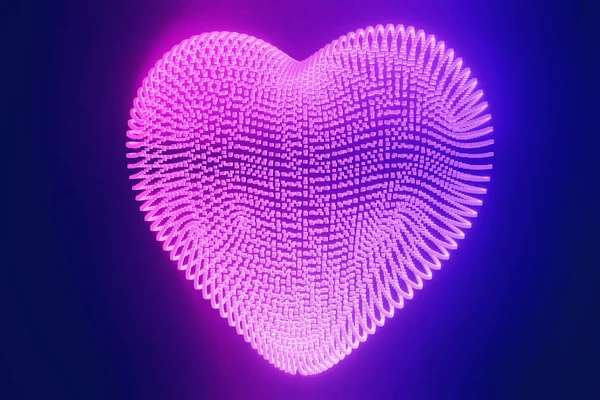 Geschenk Zum Valentinstag Seinem Herzen Schönen Bunten Hintergrund Valentine Day — Stockfoto