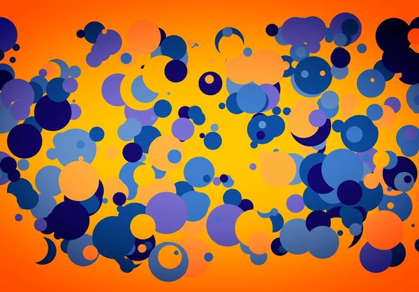 Abstract Background Colorful Circles Yellow Pattern — Stock Photo, Image