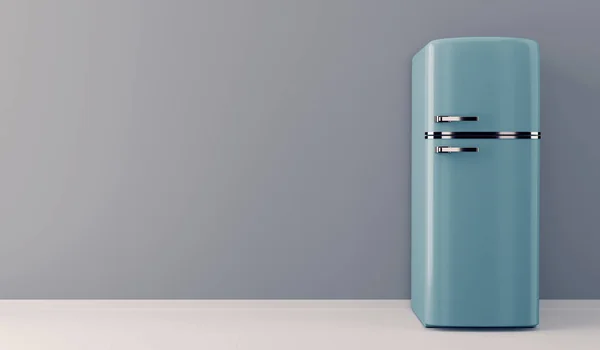 merdiven ve buzdolabına, siyah ve beyaz arka plan hipster, 3d render illüstrasyon ile beyaz düzen çerçeve