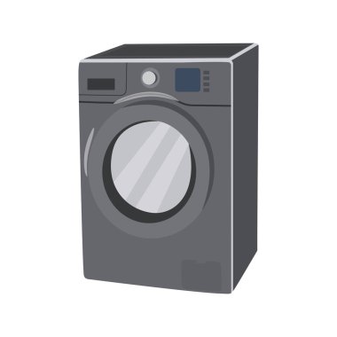 çamaşır makinesi, vektör illüstrasyonu
