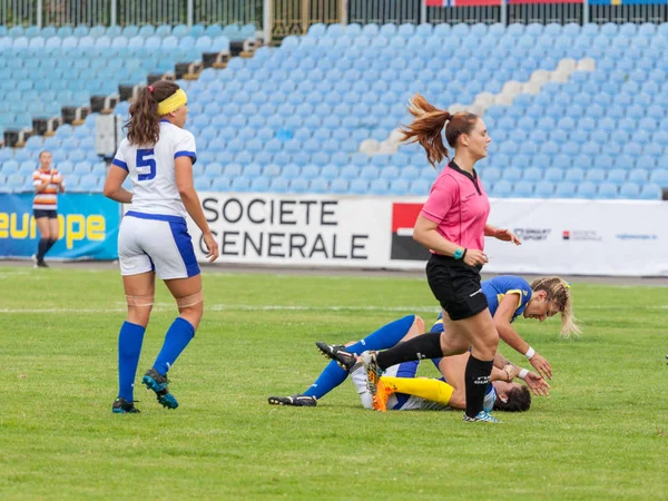 Dnipro Ukraina Czerwca 2018 Rugby Europy Kobiet Siódemki Trofeum 2018 — Zdjęcie stockowe