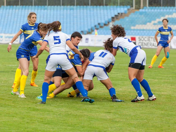 Dnipro Ukraina Czerwca 2018 Rugby Europy Kobiet Siódemki Trofeum 2018 — Zdjęcie stockowe