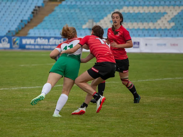 Dnipro Ucrania Junio 2018 Trofeo Rugby Europe Women Sevens 2018 — Foto de Stock
