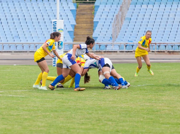 Dnipro Ucrania Junio 2018 Trofeo Rugby Europe Women Sevens 2018 — Foto de Stock