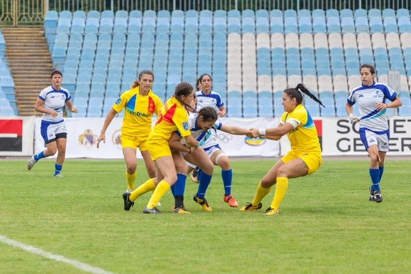 Dnipro Ukraina Czerwca 2018 Rugby Europy Kobiet Siódemki Trofeum 2018 — Zdjęcie stockowe