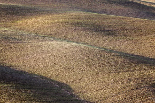 Typický Kopcovité Oblasti Toskánsko — Stock fotografie