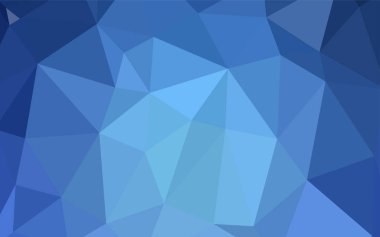 Hafif mavi vektör Çokgen arka plan. Gradyan ile Origami tarzında yaratıcı geometrik şekil. İşiniz için yeni tasarım.