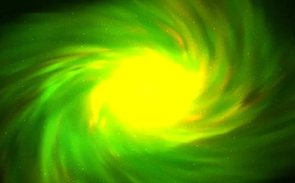 Світло Зелений Векторний Шаблон Космічними Зірками Космічні Зірки Розмитому Абстрактному — стоковий вектор