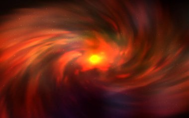 Astronomik yıldız ile koyu kırmızı vektör kapak. Büyükayı yıldız ile modern soyut resim. Akıllı tasarım, iş reklam için.