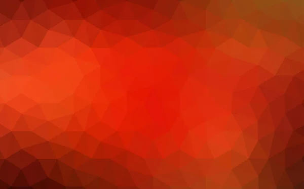 Ljus Röd Vektor Polygon Abstrakt Bakgrund Färgglada Illustration Abstrakt Stil — Stock vektor