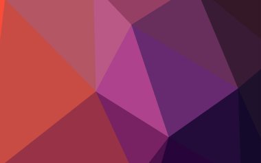 Hafif pembe, kırmızı vektör düşük poli doku. Üçgenler ile modern soyut resim. Senin arka plan için dokulu deseni.