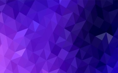 Koyu pembe, mavi düşük poli kapak vektör. Renkli resimde üçgenler ile soyut tarzda. Cep telefonu arka plan için şablon.