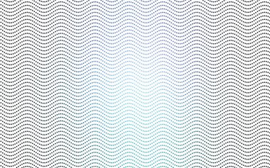 Koyu mavi, yeşil daireler, noktalar kümesi ile kızıl bayrak vektör. Çörek arka plan. Yaratıcı tasarım şablonu. Teknolojik noktalı resim illüstrasyon.