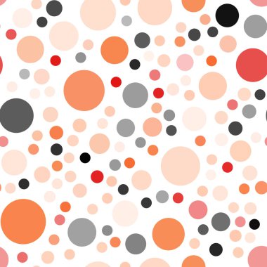 Işık kırmızı, sarı vektör sorunsuz şablon daireler ile. Renkli gradyan ile arka plan üzerinde bulanık kabarcıklar. Reklam, poster, afiş, Web sitenizin için yeni tasarım.