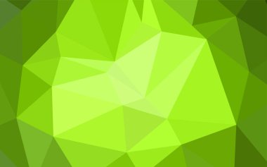 Açık yeşil, sarı vektör poligonal arka plan. Gradyan ile modern geometrik soyut resim. İşiniz için tamamen yeni bir tasarım.