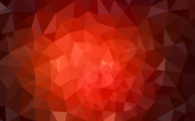 Koyu kırmızı vektör Çokgen arka plan. Gradyan ile zarif parlak poligonal illüstrasyon. Cep telefonu arka plan için şablon.