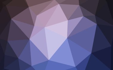 Pembe ışık, vektör soyut poligonal model mavi. Renkli resimde üçgenler ile soyut tarzda. Desen için bir marka kitabın zemin.