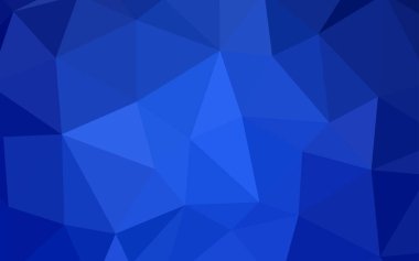 Açık BLUE vektör eğimli üçgen dokusu. Çokgen şekilli bir örnek. Broşürünüz için yepyeni bir tasarım..