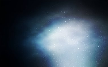 Kozmik yıldızlı koyu mavi vektör düzeni. Büyük Ayı yıldızlı modern soyut illüstrasyon. İş ilanınız için akıllı tasarım.