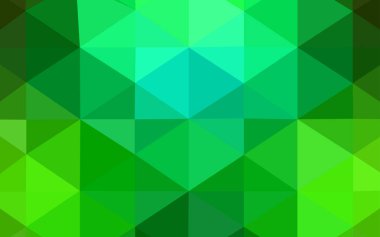 Işık yeşil vektör soyut mozaik arka plan. Noktalı resim Stili gradyan ile yaratıcı çizimde. Dokulu deseni-ebilmek var olmak kullanılmış için arka plan.