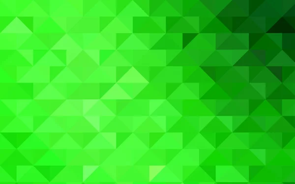 Světle Zelené Vektor Polygonální Pozadí Creative Obrázek Polotónových Stylu Přechodem — Stockový vektor
