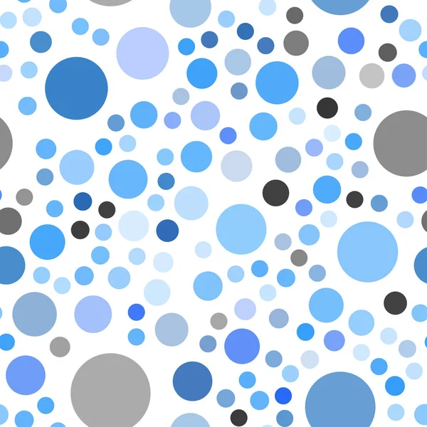 Hafif mavi vektör daire şekilleri ile sorunsuz düzeni. Bulanık damla Glitter soyut Illustration yağmur. Desen-ebilmek var olmak kullanılmış için reklam, broşür.