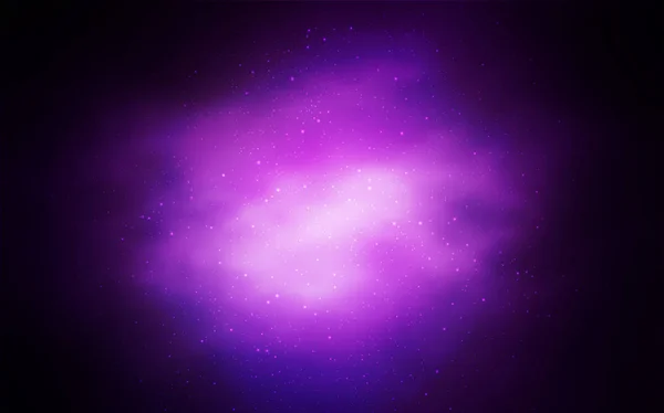 Texture Vectorielle Violet Foncé Avec Des Étoiles Laiteuses Illustration Abstraite — Image vectorielle