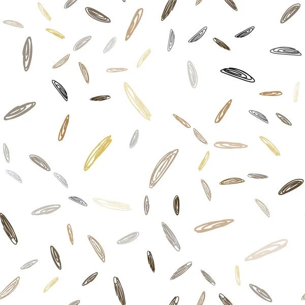 Koyu turuncu vektör daire şekilleriyle birlikte sorunsuz düzeni. Bulanık damla Glitter soyut Illustration yağmur. Reklam, poster, afiş, Web sitenizin için yeni tasarım.