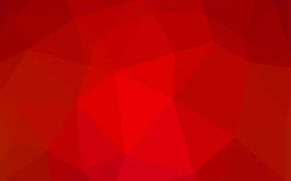 Modèle Polygonal Vecteur Rouge Clair Une Toute Nouvelle Illustration Couleur — Image vectorielle