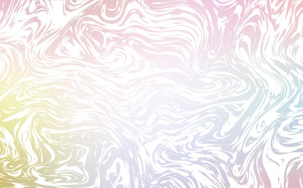 Modèle Vectoriel Multicolore Léger Avec Lignes Courbées Échantillon Géométrique Flou — Image vectorielle