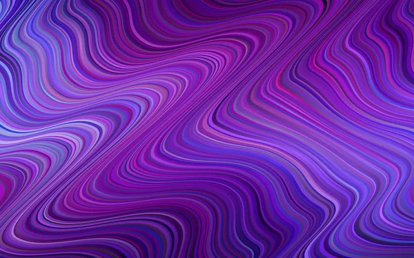 Світло Фіолетовий Рожевий Векторний Фон Зігнутими Стрічками Блискуча Абстрактна Ілюстрація — стоковий вектор