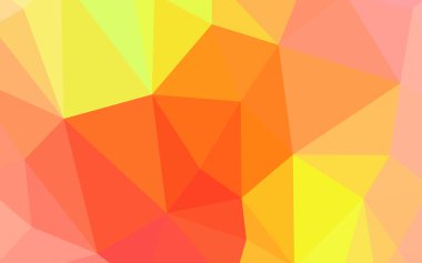 Işık kırmızı, sarı vektör degrade üçgenler doku. Üçgen geometrik örnek gradyan ile. Senin arka plan için dokulu deseni.