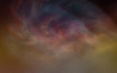 Samanyolu yıldız ile koyu turuncu vektör doku. Glitter soyut illüstrasyon renkli kozmik yıldız ile. Desen Astroloji Web siteleri için.