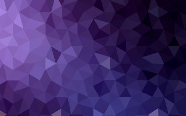 Koyu mor vektör soyut mozaik zemin. Üçgenler ile modern soyut resim. İşiniz için en iyi üçgen tasarım.