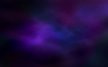 Koyu pembe, mavi düzen kozmik yıldız ile vektör. Parlak astronomik yıldız ile renkli illüstrasyon parlayan. Kozmik arka planlar için şablon.