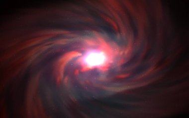 Koyu pembe, kırmızı vektör şablon alanı olan yıldız. Gökyüzü yıldızlarla illüstrasyon soyut şablonunda parlayan. Desen fütüristik reklam, kitapçıklar için.