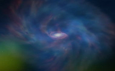 Koyu mavi, yeşil alan yıldız şablonuyla vektör. Gökyüzü yıldızlarla illüstrasyon soyut şablonunda parlayan. En iyi tasarım, reklam, poster, afiş için.