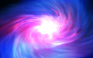 Açık mavi, kırmızı vektör desen ile gece gökyüzünde yıldızlar. Büyükayı yıldız ile modern soyut resim. Desen fütüristik reklam, kitapçıklar için.